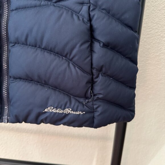Eddie Bauer EB650 Navy Blue Down Puffer Vest Size XS - Picture 4 of 6